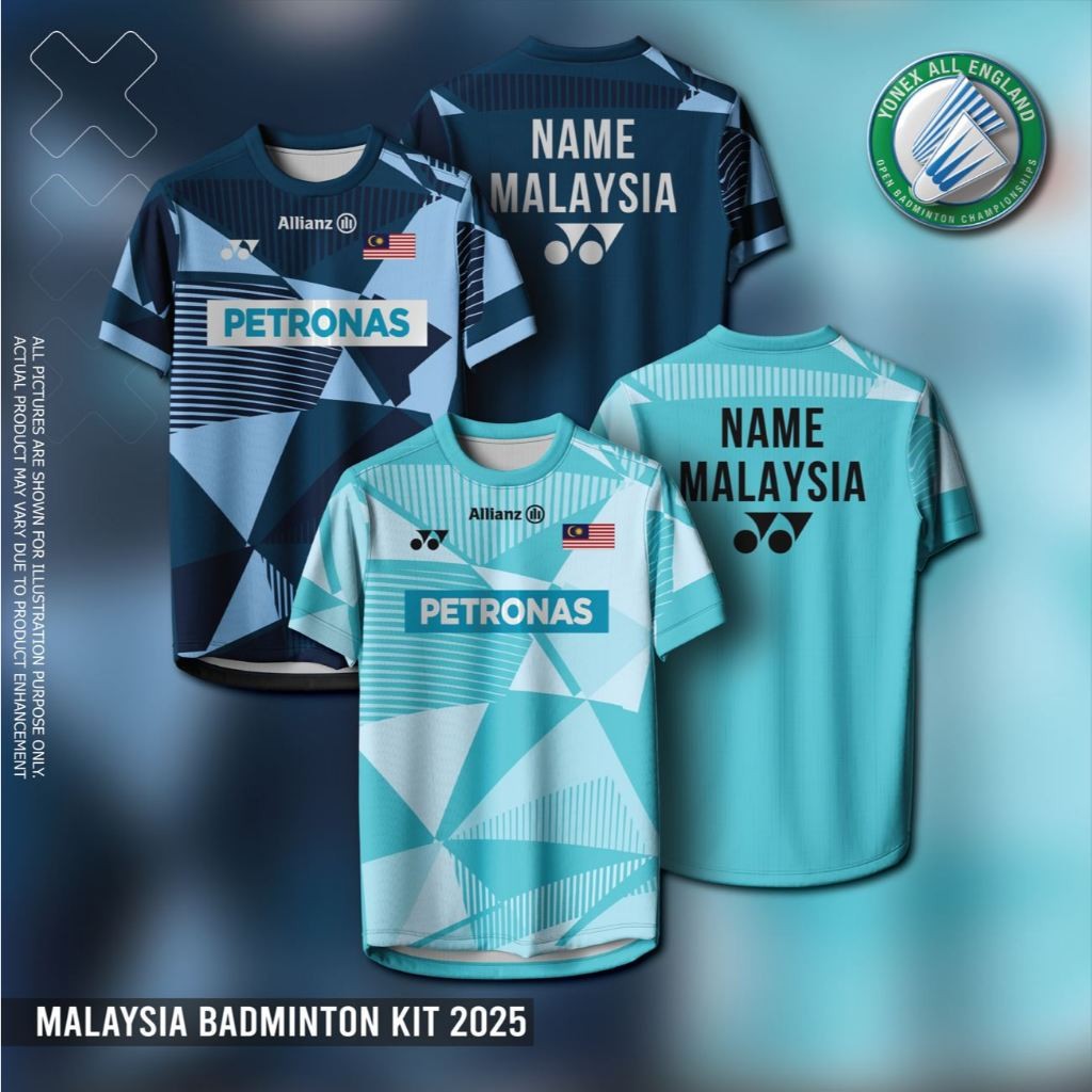 BADMINTON JERSEY (ALL ENGLAND 2025), JERSI BADMINTON 2025 (ALL ENGLAND)