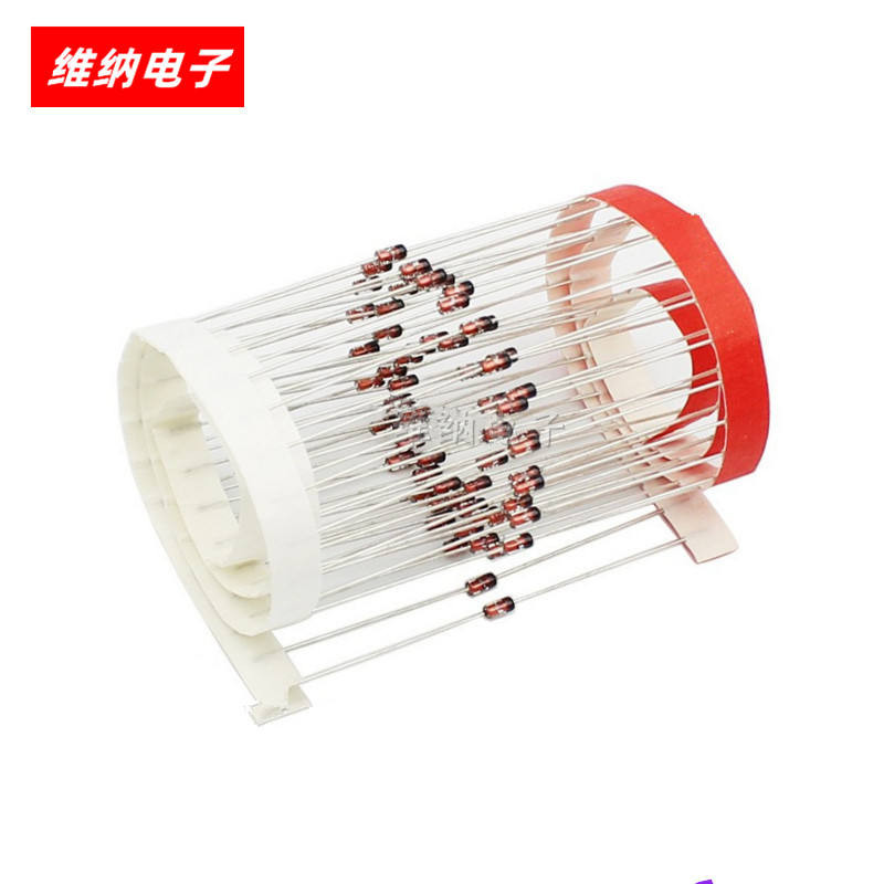 Bảo Vệ Môi Trường 1N4733A 1W IN4733 Ống Điều Chỉnh Điện Áp 5.1V 5V1 In-Line DO-41