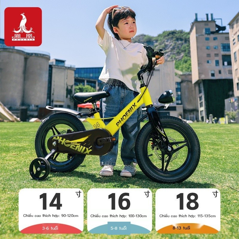 [SALE SỐC]  Xe đạp trẻ em Phoenix3Đến12Xe đạp hợp kim magie cho bé trai và bé gái từ 10-20 tuổi14/1