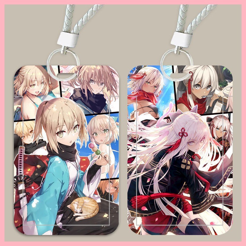 Hộp đựng thẻ Hộp đựng thẻ Vỏ bảo vệ Hộp đựng thẻ Karna Gilgamesh Emiya Shirou Tohsaka Rin Altria Pen
