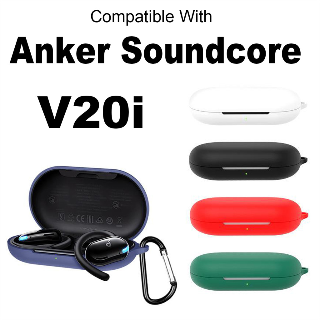 Vỏ bảo vệ tai nghe silicon cho Anker Soundcore V20i Vỏ chống bụi Vỏ chống trượt