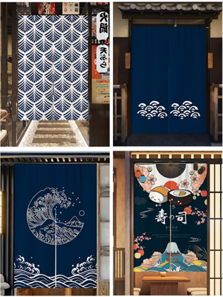 Rèm cửa không khí phong cách Nhật Bản, rèm nửa phòng ngủ gia đình, rèm vải, trang trí nhà bếp và phòng tắm, rèm che, rèm vách ngăn