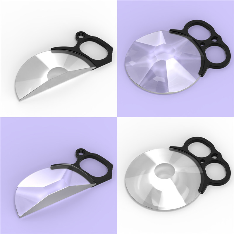 Knightx Hiệu ứng đặc biệt Ống kính lăng kính Bộ lọc Diopter chia cầm tay cho ống kính chụp ảnh