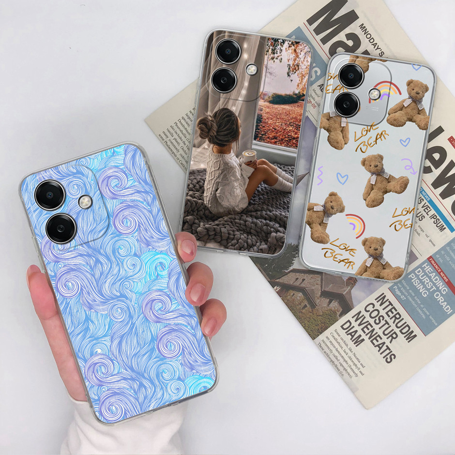 Dành Cho Oppo A3i (Trung Quốc) 5G Ốp điện thoại Hoạt Hình Dễ Thương Họa Tiết Cô Gái Ngọt Ngào Bảo Vệ