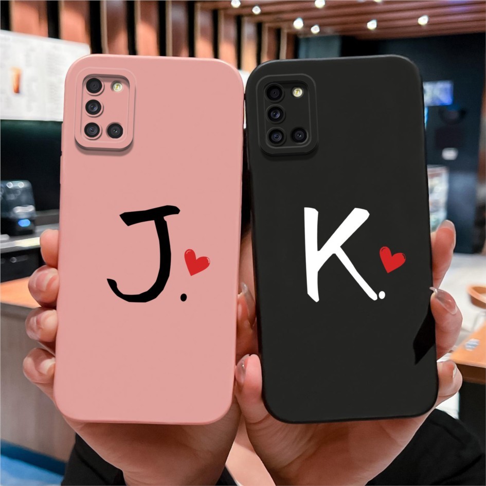 Ốp Điện Thoại Cho Samsung Galaxy A31 A315F Vỏ Đơn Giản Phong Cách Chữ Cái Chất Liệu Silicon Mềm Mại 