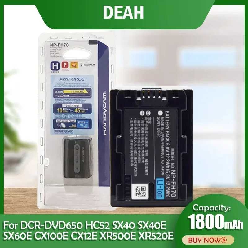 Máy Pin Ảnh Fh70 Cho Sony Fh30 Fh40 Fh60 NP Fh50 DCR Dvd508 Dvd408 Dvd308 Dvd105 Hc28 Sr300 Sr200