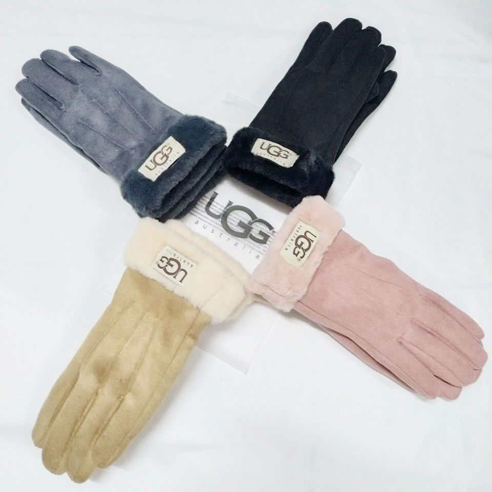Găng tay UGG nữ ấm áp cho mùa đông, phù hợp đi xe đạp và trượt tuyết