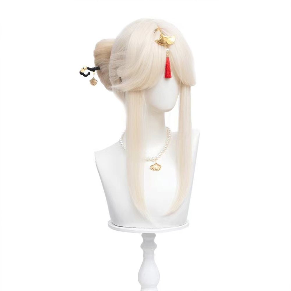 Mái Tóc Giả Cosplay Genshin Impact Đồng Thương Hiệu Pizza Hut