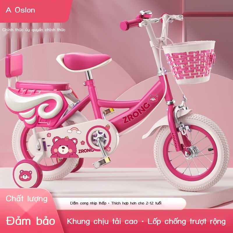 Xe đạp trẻ em Aosilong cho bé gái và bé trai3-6Tuổi8Xe đạp trẻ em10Xe đạp đẩy cho bé gái công chúa