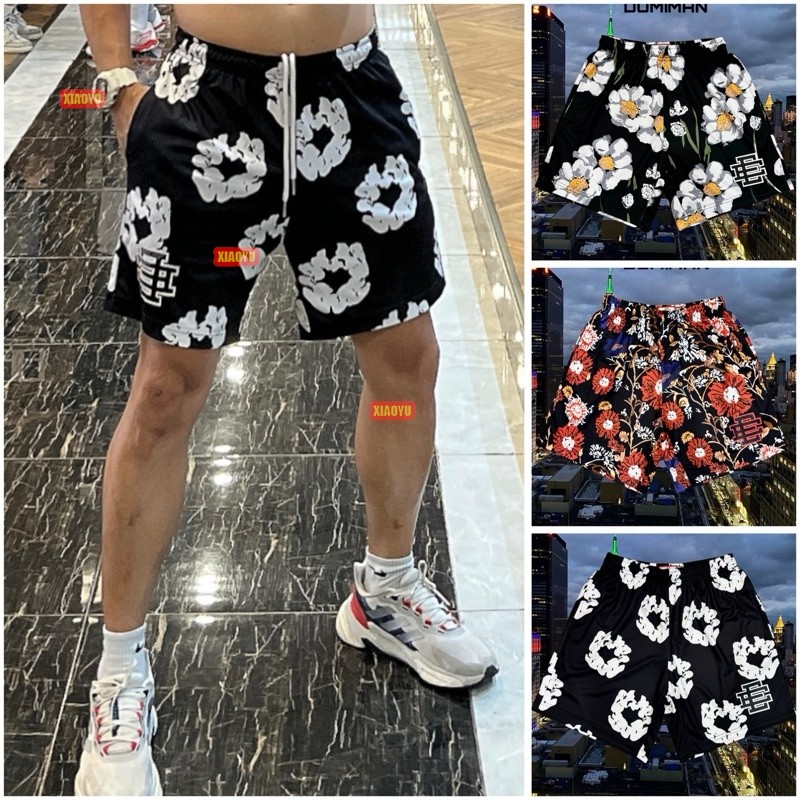 Quần shorts đùi nam âu mỹ Eric Emanuel chất liệu polyester mỏng mát cho mùa hè mẫu độc quyền nhà Dum
