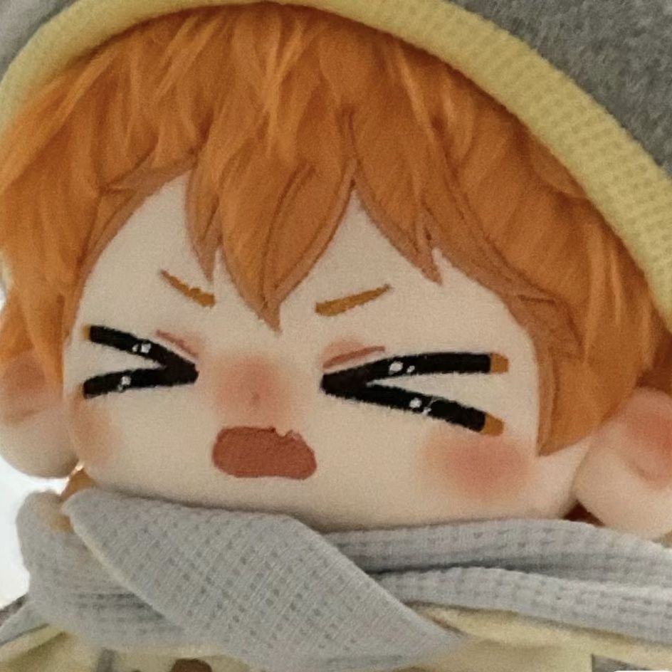 🌟Haikyu  Hinata Shoyo búp bê bông 20cm Búp bê nhồi bông dễ thương quà sinh nhật anime doll