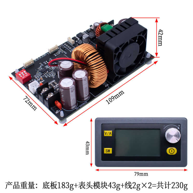 C30 Xinyi Xy6020l CNC Điều Chỉnh Dc Cung Cấp Điện Áp Không Đổi Hiện Tại Sửa Chữa 20A/1200W Giảm Mô-Đ