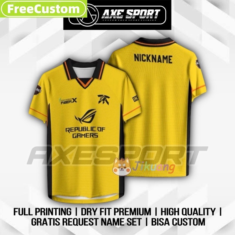 [Tùy chỉnh miễn phí] Infinix JERSEY ONIC ESPORT PLAYER VẤN ĐỀ MIỄN PHÍ NICKNAME polo