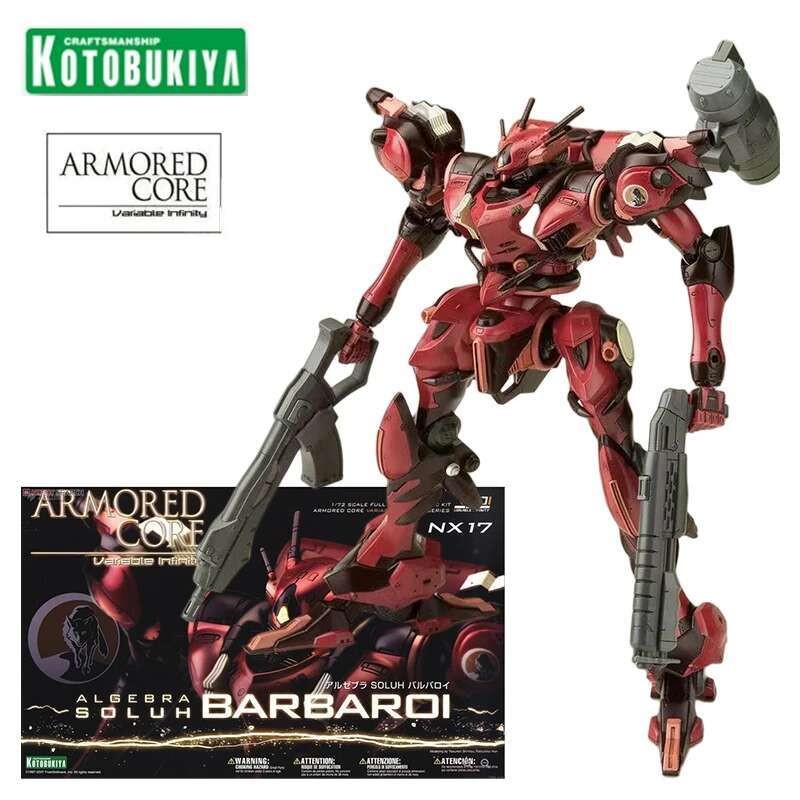 Kotobukiya ARMORED CORE VI072X BARBAROI Action Figure NX17 Algebra SOLUH Barbaroi Plastic Model Kit 