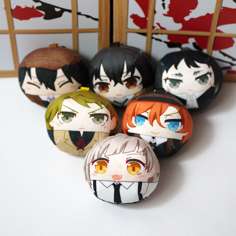 🔥Bungou Stray Dogs🔥Móc khóa,thú bông Dazai Osamu,Nakajima Atsushi,Akutagawa Ryunosuke,Nakahara Chuu