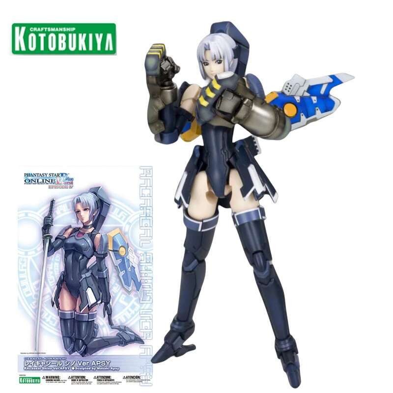 Kotobukiya 1/12 Scale Kit PHANTASY STAR ONLINE RAcaseal Shino Ver APSY Anime Figure Phantasy Star On