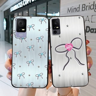 Ốp Điện Thoại Tcl 405 406 406S 408 40R 40Se Ốp Coquette Nơ Ốp Lưng Tpu Case Sang Chảnh Hình Kim Đỏ Cương Xanh Màu Titan Nơ Chống Sốc Bẩn Ốp Đt @1019