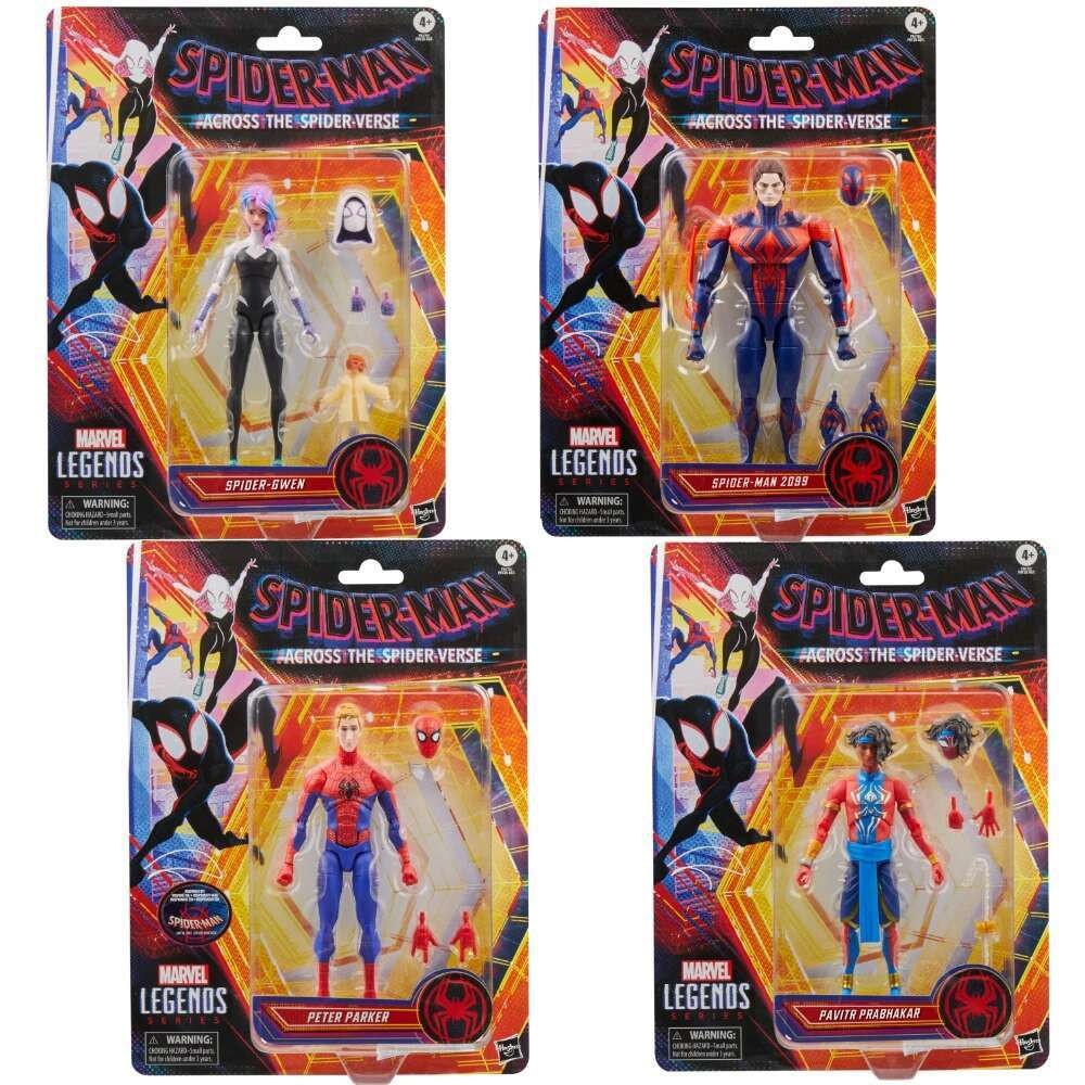 Legends Man Across The Verse Wave 2 Spider Gwen Peter Parker Miles Morales Action Figure Toy Gift