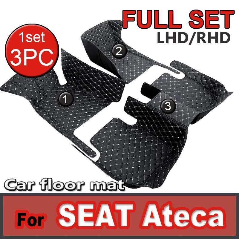 Mats For Car SEAT Ateca Kh7 2016~2022 Auto  or Rugs Protective Pad Carpets Leather Mat Interio