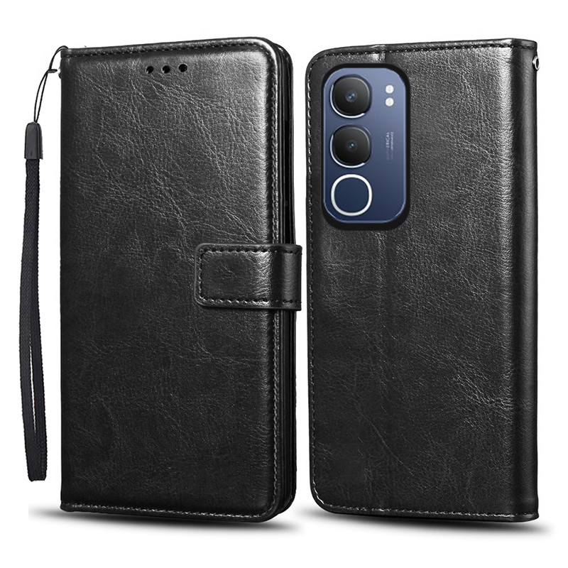 Ốp Điện Thoại Lật Cho Vivo Y19S 4G Ốp Lưng Ví Da PU Cho Vivo Y19S 4G