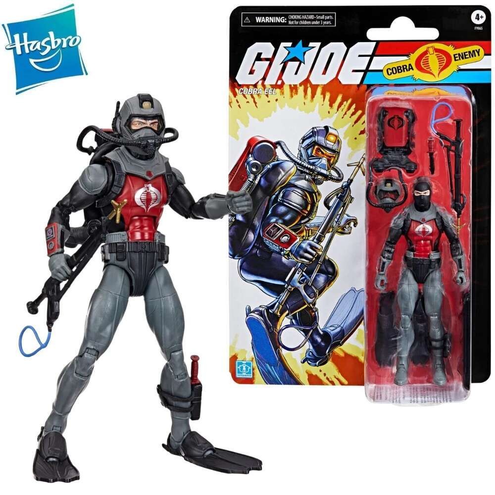G.I. GI Joe Classfied Series Retro Cardback 6" Cobra Eel Action Figure Model Toy Hobby Gift