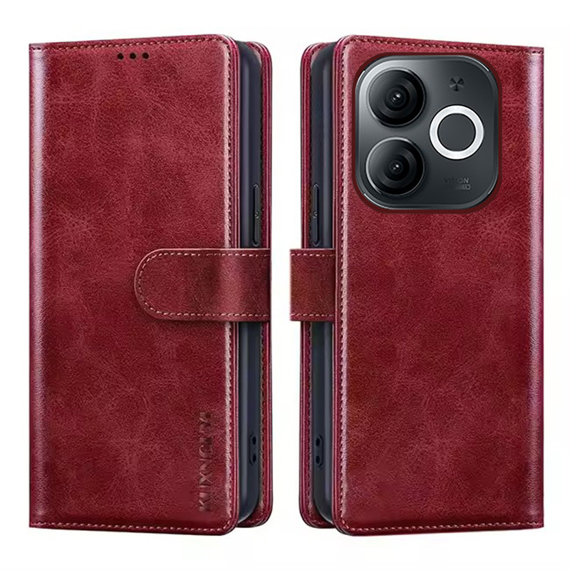 Ví đựng điện thoại cho Itel S23 Plus S23 + có giá đỡ thẻ Đế da lật từ tính Vỏ bảo vệ Itel S23 Plus S