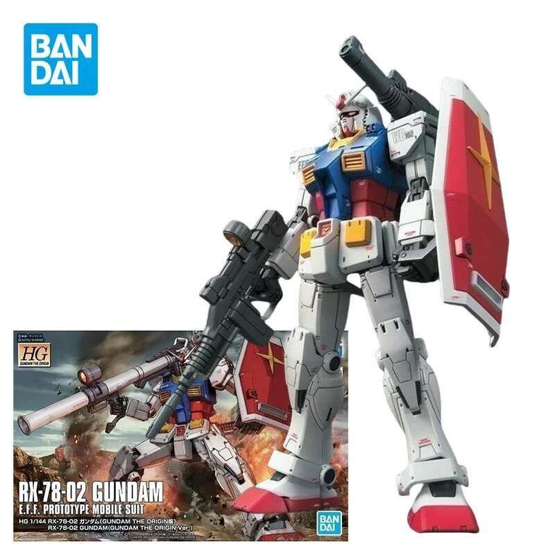 BANDAI HG GTO 026 1/144 RX-78-2 AM Action Figures Mô hình chính hãng