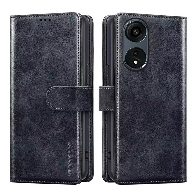 Ví Ốp Điện Thoại Cho OPPO A98 5G Có Đựng Thẻ Từ Tính Lật Da Đứng Bảo Vệ Chống Sốc Cho OPPO A98 5G