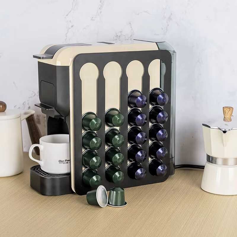 K Cup Pod Wall Mount Expresso Coffee Capsule Stand Để Lưu Trữ Hộp Cà Phê Nespresso