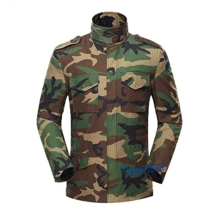 Đồng Phục Chống Rách Ngụy Trang Áo Khoác Mùa Đông Đồng Phục Chống Gió Đồng Phục M65 Đồng Phục