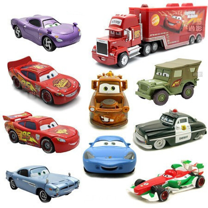Car Story 2 Lightning McQueen Luba McQueen Die xe King Sally mô hình xe hợp kim