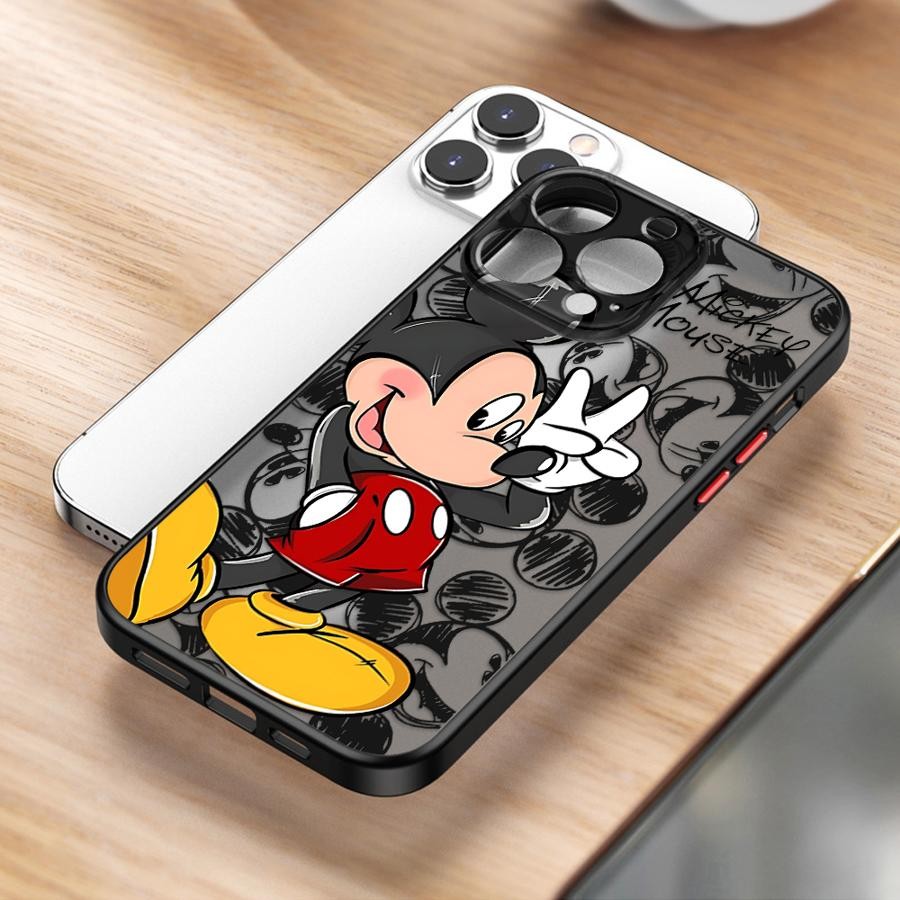 Ốp Lưng Điện Thoại iPhone 15 14 16 Pro Max 12 13 Mini XR 7 8 Plus 15Pro Mickey Mouse Cover