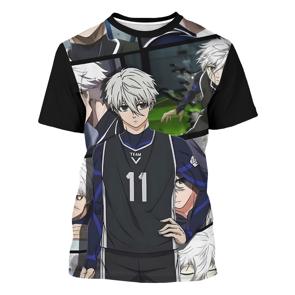 Áo đấu Anime Blue Lock số 11, Makoto Nagi, áo thun anime
