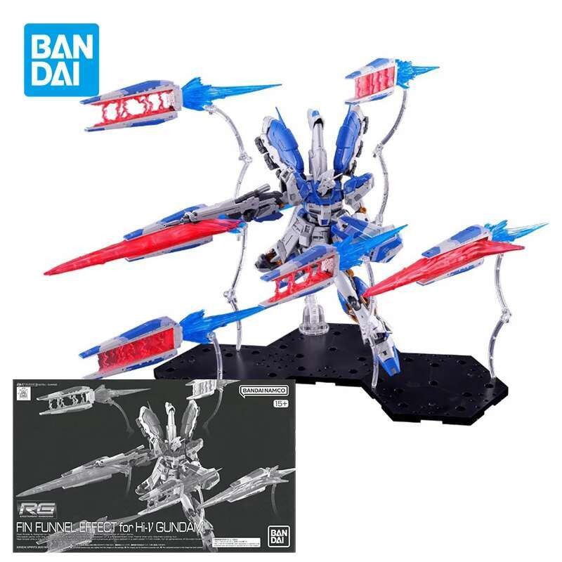 BANDAI Special Effects Kit Fin Funnel Effect For Hi-v am Action Figures Mobile Suit Toys for Boys Gi