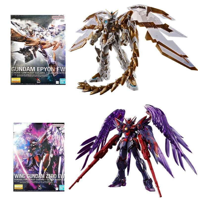 BANDAI MG 1/100 Epyon Action Figure Wing am Zero EW Cross Contrast Colors Plastic Model Kit Collecti