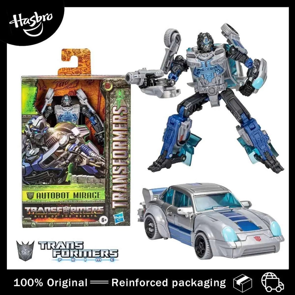 Hasbro Transformers Movie 7 Rise of The Beasts Deluxe Mirage Action Figure Model Collection Hobbies 