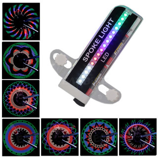 Xe đạp Đèn 32led hấp dẫn cho bánh xe Cung cấp màn hình Cảnh báo rực rỡ
