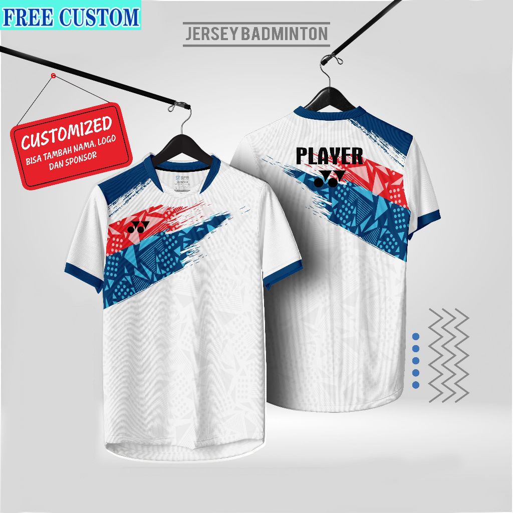 2025 Mới Hoàn Toàn Thăng Hoa Áo Cầu Lông Nam Nữ Jersey Microfiber Jersey MalaysiaTeam Cầu Lông Jerse