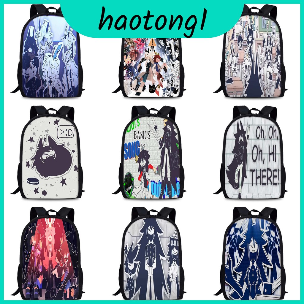 Ba lô Unisex Trường học của Miss Circle Vải Oxford Thiết kế hợp thời trang xuyên biên giới