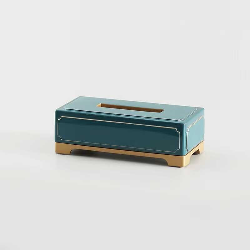 Hiện Đại Square Knife Head Box Cover Polyethylene Magnetic Tiue Holder Cho Văn Phòng Và Xe Khăn Ăn