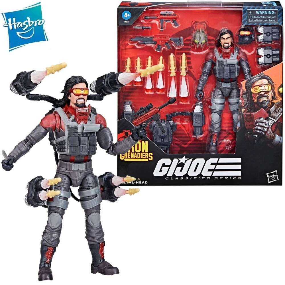 G.I. GI Joe Classified Series 6" 118 Iron Grenadier Cobra Metal Head Action Figure Model Toy Hobby G