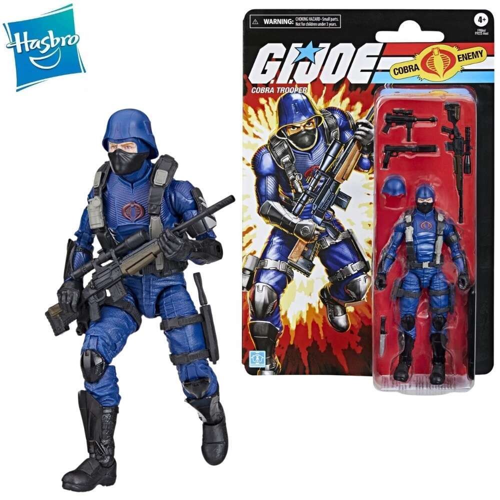 G.I. GI Joe Classified Series Retro Cardback 6" Cobra Trooper Action Figure Model Toy Hobby Gift