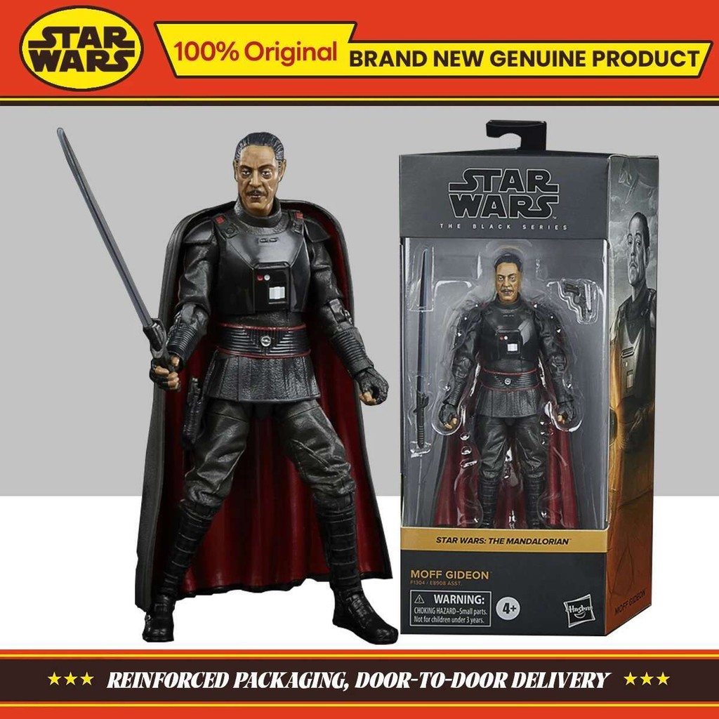 15CM Hasbro Star Wars Black Series Moff Gideon Action Figure Collection Ornament Model Toy Gifts