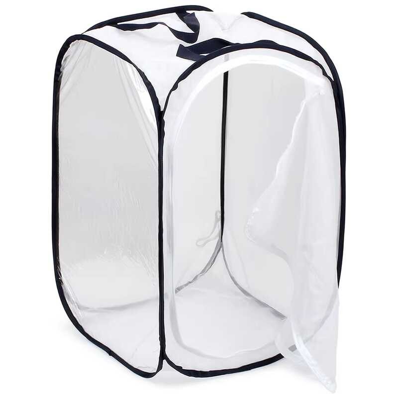 Pop Up Côn Trùng Habitat Lưới Lồng Aquarium Clear PVC Lồng