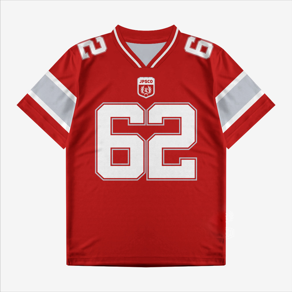 (Tên và số tùy chỉnh miễn phí) Jersey Streetwear 62 / Jersey Bola Retro / Jersey Rugby / Jersey Vint