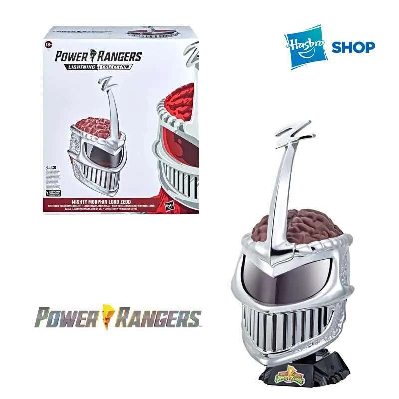 Hasbro Power Rangers Lighing Collection Lord Zedd Premium Role Play Helmet Electronic Voice Changer 