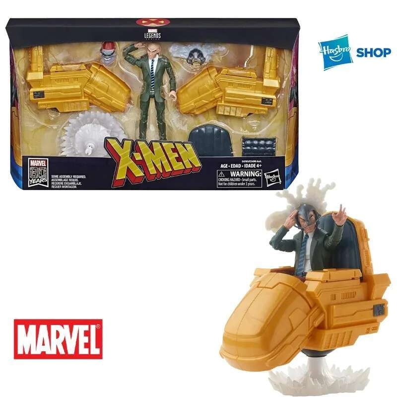 Hasbro Legends Vehicle: Professor X with Hover Chair 80Th Anniversary Limited Edition Action Figure 