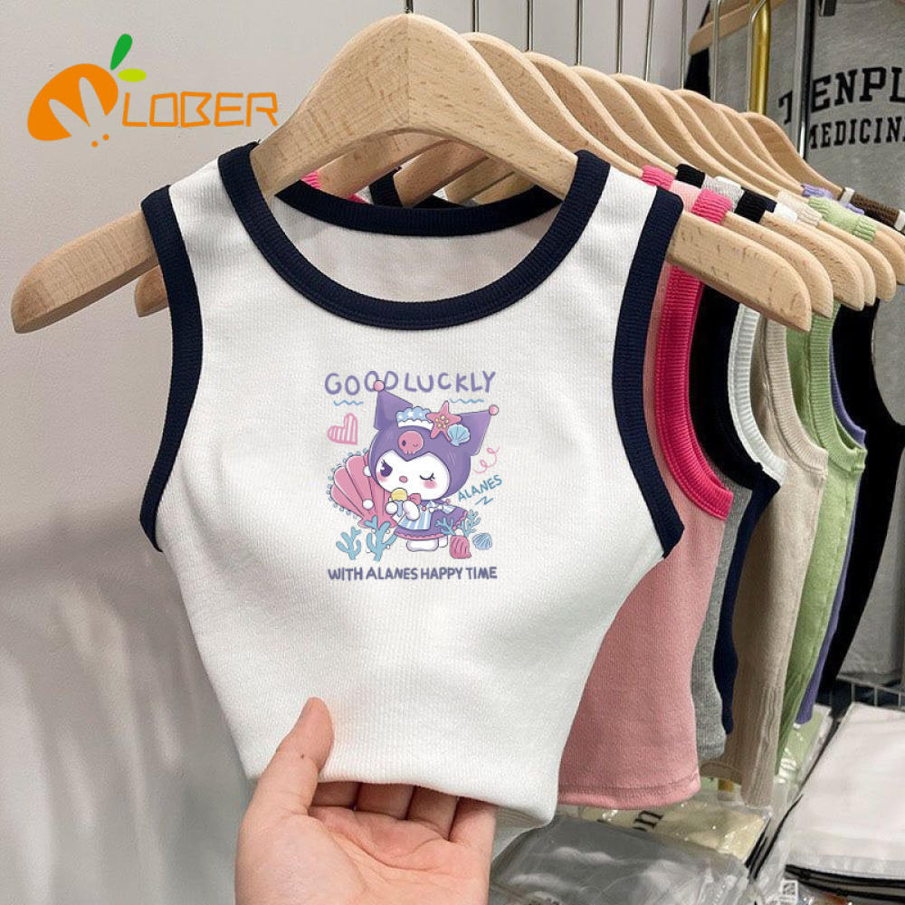 LOBER trẻ em tank top Kuromi tank top bé gái tank top bé gái tank top trẻ em