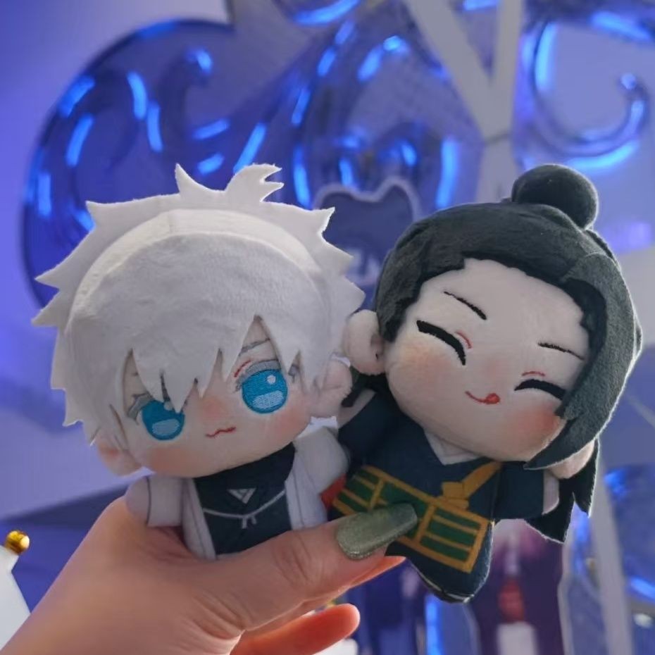 Jujutsu Kaisen Satoru Gojo & Suguru Getou Móc treo dễ thương 10cm từ anime doll-Quà tặng