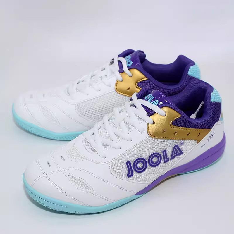 Giày thể thao mới, chống trượt JOOLA Yula Bóng bàn Màu tím triều đại vàng thoáng khí Nhẹ chống mài m